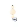 ARTE ILLUMINA BLOSSOM Falilámpa beépített LED fehér üveggel 12,6W 175x450mm, Eurolamp, 997517