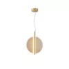 ARTE ILLUMINA DISC Lámpatest beépített LED Acél Függesztett lámpatest Borostyán LED 12,6W Φ300x2900mm, Eurolamp, 997616