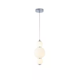   ARTE ILLUMINA BLOSSOM Függesztett lámpatest fehér üveggel 12,6W Φ175x1940mm, Eurolamp, 997518