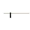 ARTE ILLUMINA CLIO Falilámpa beépített LED 12W 1000X200X40mm Fekete, Eurolamp, 997584