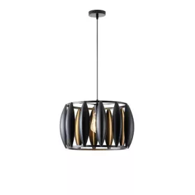   ARTE ILLUMINA OGGI Függesztett lámpatest 1XE27 MAX 40W 425X425X1300mm Fém/Fekete, Eurolamp, 997796