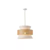 ARTE ILLUMINA ISLA Függesztett lámpatest E27 MAX 40W 400X1310mm Bézs - Fehér, Eurolamp, 997670
