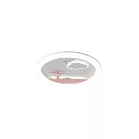   ARTE ILLUMINA MOON Mennyezeti Lámpatest beépített LED 60W Φ60 3CCT 480x65mm Fehér-pink, Eurolamp, 997765
