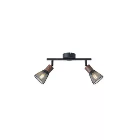   ARTE ILLUMINA MESHY SPOT Fekete - Fa rácsos2XE14 255X80X145mm, Eurolamp, 997458