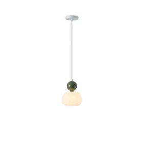   ARTE ILLUMINA AMETHYST Függesztett lámpatest G9 MAX 25W 180Χ1290mm Fehér-Zöld, Eurolamp, 997480