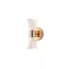 ARTE ILLUMINA SILK CRYLIC Falilámpa beépített LED FRENCH GOLDPontozott mitával 8W 3000K 225X95 X105mm, Eurolamp, 997897