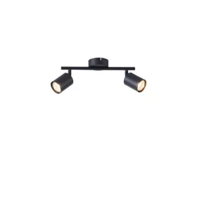   ARTE ILLUMINA SPOT Fekete Fém 2XGU10 300X80X155mm, Eurolamp, 997423