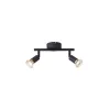 ARTE ILLUMINA VORRAS SPOT MOVABLE Fém Fekete 2XGU10 220X80X125mm, Eurolamp, 997990