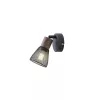 ARTE ILLUMINA MESHY SPOT Fekete - Fa rácsos1XE14 D80XH125mm, Eurolamp, 997457