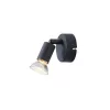 ARTE ILLUMINA VORRAS SPOT MOVABLE Fém Fekete 1XGU10 D70XH105mm, Eurolamp, 997989
