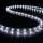 UV-védelemmel ellátott LED fénykábel tekercs, 50m-es Hideg fehér, IP65, villogó lámpákkal, 15000K, Eurolamp, 702252