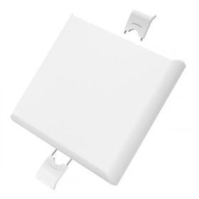   LED panel , 18W , KERETMENTES , süllyesztett , négyzet , meleg fehér , Slim , IP54