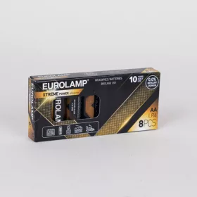   XTREME power elem AA LR06 1,5 8DB papír csomagolsában, Eurolamp, 411869