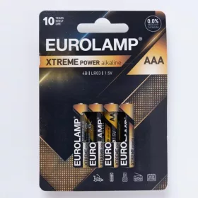 XTREME power elem AAA LR03 1.5V 4DB, Eurolamp, 905014