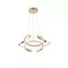 Mennyezeti függesztett arany színű lámpa 24W, 3000K, 1900 lm, 520x1200 mm, Eurolamp, 929733