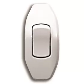 Zsinórközi kapcsoló fehér 6A 220-240V, Eurolamp, 469858