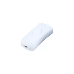 Zsinorközi kapcsoló fehér 6A 220-240V, Eurolamp, 295473