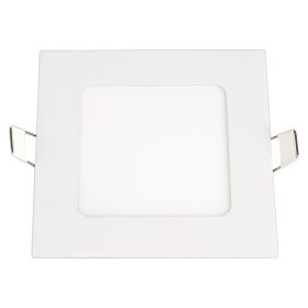   LED mini panel négyzet alakú, valódi színű vonal, 6W, 6000K, hideg fehér, 440 lm, fehér, Optonica, 2614