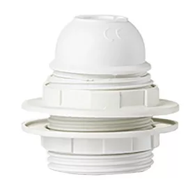   E27-es fehér műanyag csillár foglalat 220-240V, Eurolamp, 560273