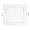 LED mini panel négyzet alakú, valódi színű vonal, 12W, 6000K, hideg fehér, 1000 lm, fehér, Optonica, 2617