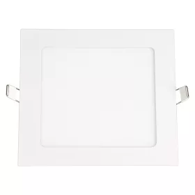   LED mini panel négyzet alakú, valódi színű vonal, 12W, 6000K, hideg fehér, 1000 lm, fehér, Optonica, 2617