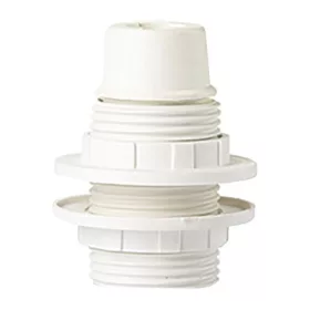   E14-es fehér műanyag csillár foglalat 220-240V, Eurolamp, 208868