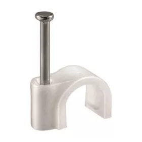 Kábel rögzítő fehér  5/20 ΜΜ 100 db, Eurolamp, 168695