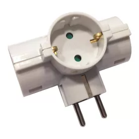   Földelt hálózati 3-as T- dugaljzat 90° 16A 220-240V, Eurolamp, 889746