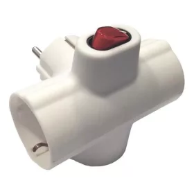   Földelt hálózati 3-as T -dugaljzat 90° 16A 220-240V, Eurolamp, 926967