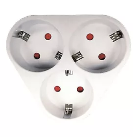   Földelt hálózati 3-as dugaljzat 16A 220-240V, Eurolamp, 635663