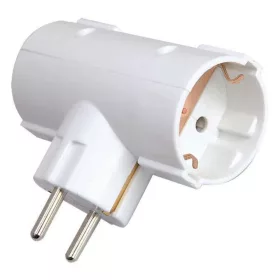  Földelt hálózati 2-es T-dugaljzat 16A 220-240V, Eurolamp, 345177