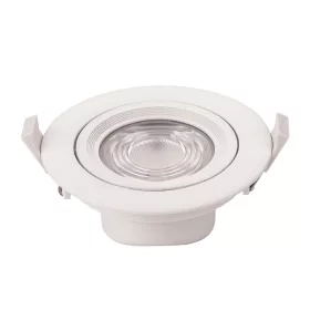   LED cob mélysugárzó, kerek, forgatható, 10W, 2700K, meleg fehér, 750 lm, fehér, Optonica, 3292