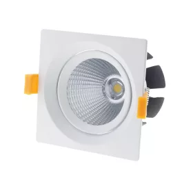   LED cob mélysugárzó, négyzet alakú, forgatható, 20W, 4500K, természetes fehér, 1600 lm, fehér, Optonica, 3234