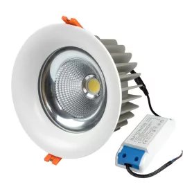   LED spotlámpa cob tuv szabad, 40W, 6000K, hideg fehér, 4000 lm, fehér, Optonica, 3260