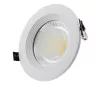LED cob mélysugárzó, kerek, beépíthető, 15W, 2700K, meleg fehér, 1500 lm, fehér, Optonica, 3162