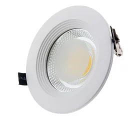   LED cob mélysugárzó, kerek, beépíthető, 15W, 2700K, meleg fehér, 1500 lm, fehér, Optonica, 3162