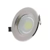 LED cob mélysugárzó, kerek, rozsdamentes acél, 20W, 6000K, hideg fehér, 2000 lm, Optonica, 3172