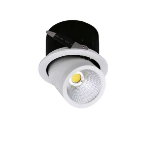   LED cob mélysugárzó, forgatható citizen chip, 35W, 2700K, meleg fehér, 2800 lm, fehér, Optonica, 3239
