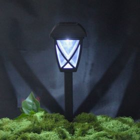   LED szolár napelemes leszúrható lámpa, 9000K, műanyag, IP44, Modee, ML-GS029