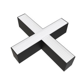   LED lineáris alakú csatlakozók, vékony, összekapcsolható, 20W, 4000K, természetes fehér, 2000 lm, fekete, Optonica, 5038