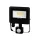 PHOTON reflektor mozgásérzékelővel, 120°, IP65, 20 W, természetes fehér, fekete, 3 év garancia, 20W, 4000K, 2000lm, CRI≥80, LED line, LL-203488