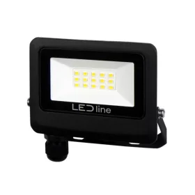   PHOTON LED reflektor, 120°, IP65, 10 W, természetes fehér, fekete, 3 év garancia, 10W, 4000K, 1000lm, CRI≥80, LED line, LL-203495