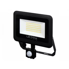   LITE reflektor PHOTON 50W 4000K 5000lm mozgásérzékelővel, természetes fehér, CRI≥80, IP65, LED line, LL-203556