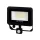 PHOTON reflektor mozgásérzékelővel, 120°, IP65, 100 W, természetes fehér, fekete, 3 év garancia, 100W, 4000K, 10000lm, CRI≥80, LED line, LL-203747