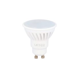   GU10 LED izzó, 7W, meleg fehér, 5 év garancia, 3000K, CRI≥80, LED line, LL-209626