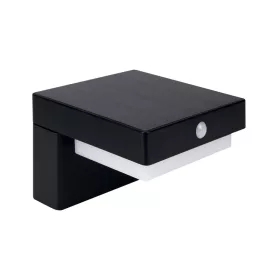  Suntis napelemes fali lámpatest, 3000K, 220lm, 2Ah, USB-C, négyzet alakú, IP54, fekete, PRIME, meleg fehér, CRI≥80, LED line, LL-217591