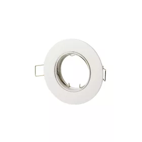   Süllyesztett mennyezeti LED lámpatest, kerek, állítható, fehér, öntött alumínium, íves, LED line, LL-242915