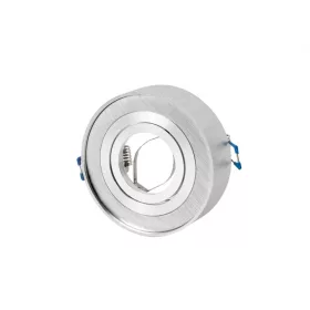   Süllyesztett, kerek, ezüst színű ROLLO MIDI mennyezeti lámpa, LED line, LL-243134