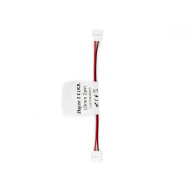   LED szalag click csatlakozó dupla 10 mm-es 2 tűs kábellel, LED line, LL-243578