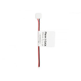  Vízálló LED szalag click csatlakozó egyes 10 mm-es 2 tűs kábellel, LED line, LL-243585